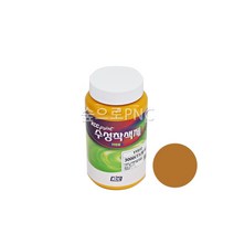 KCC정품 수성도료 조색제 수성착색제 0.1L 수성페인트 혼합가능 수성색소, 철황색