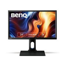 벤큐 BL2420정확한 재현 AQCOLOR 기술이 적용된 PT 24인치 QHD 1440p IPS 공장 보정 컬러 컴퓨터 모니터 sRGB Rec.709 USB 허브 HDMI 높낮이, 23.8인치_모니터