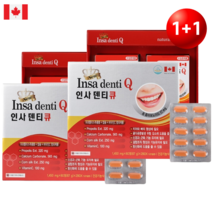 인사덴티큐 240정 8개월분 (60정x4박스) 잇몸 치아 건강 영양제 칼슘 프로폴리스 캐나다 직수입 인사덴티큐 120정x2개입 총 240일분