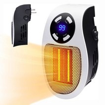 화장실 욕실 난로 히터 욕실용 온풍기 온열기 난방기 wall electric heater remote mini fan heater 데스크탑 가정용 벽 핸디 난방 스토브 따뜻한, 400와트 01, 미국방식