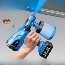 에어리스도장기 무선 전기 스프레이건 휴대용 후끼, 15셀 배터리1개 + 구리 주둥이 2개