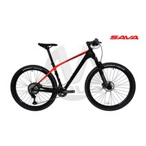 [사바코리아] 사바 토치 9.2R 풀카본 XTR 24단 27.5인치 MTB 자전거 2022, Matte Black/Red, 19