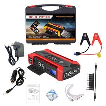 89800mAh 자동차 점프 스타터 1000A 12V 출력 휴대용 비상 시동 충전기 자동차 부스터 배터리 장치, 01 89800mAh AU Standard