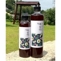 [농부프린스 개복숭아청 1000ml] 무농약 개복숭아효소 진액 원액 액기스 1000ml, 1개, 기본