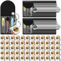 120피스 미니 스크루 드라이버 키체인 줄자 세트 접이식 휴대용 파우치 도구 생일 파티 선물 USA 미국, 192