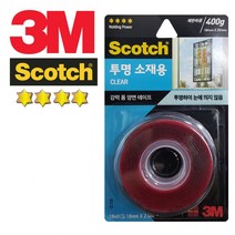 3M 투명소재용 강력 VHB 롤 양면테이프 투명테이프 아크릴 유리 스테인드 글라스MZ+1592, 상품선택