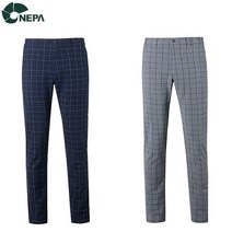 네파 남성용 오라 기모 체크 팬츠 7F71645