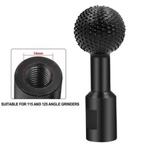 그라인더익스텐션 angle grinder extension Ball Gouge-구형 스핀들 모양 목재 가우징 파워 조각 어태치먼, 02 black 14mm