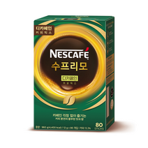 네스카페 수프리모 디카페인 믹스 80T, 1개, 1개