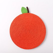 고양이 스크레쳐 가구 고양이 긁적 보드 Scratcher 장난감 Sisal 밧줄 새끼 스크래치 가구 클로 스크레이퍼, 02 Orange