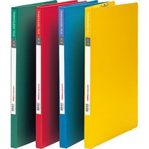 펀치리스화일 색지 상철 적색 OfficeDEPOT, 단품