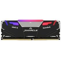 Timetec Pinnacle Konduit RGB 32GB DDR4 3600MHz PC4 28800 CL18 22 42 XMP2.0 오버클럭 1.35V AMD 및 인텔 데스크탑, RGB Black_8GB