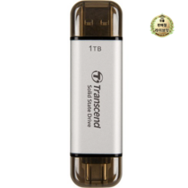 트랜센드 ESD310 초소형 외장SSD, 1TB, 실버