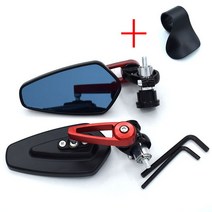 오토바이휴대폰거치대 범용 7/8 "" 22mm 핸들 바 오토바이 엔드 미러 스즈키 카타나 Gsx F 600 7, 02 빨간