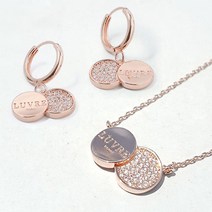 루브르파리 14K 골드 루체리 귀걸이+목걸이 SET0016