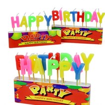 생일초 HAPPY BIRTHDAY 생일축하초 케이크초