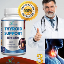 (2+1) 신진대사 갑상선 기능 저하증 아이오딘 갑상선 영양제 60캡슐 3병, 갑상선보조제, 3개