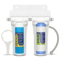 하우징 석회 이온 연수기 DIY 세트 대용량 연수기 석회제거 샤워기 세탁실 지하수