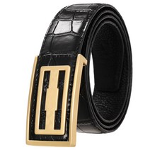 KORELAN 스테인리스강 매끄러운 버클 비즈니스 정장 벨트 헤드층 남성 펀치 정장 벨트 LY38-61620-8