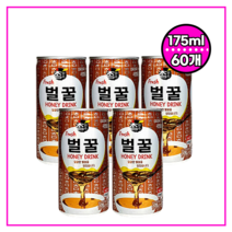 대일 참맑은 벌꿀 미니 캔 175ml 60캔 허니 꿀물 음료수, 60개