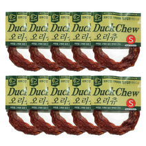 소고기/오리 육포츄 강아지 육포건조간식, 10개, 오리