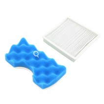 [호환제품] 1 set blue 스폰지 hepa filter kit for samsung dj97-01040c sc43 sc44 sc45 sc47 시리즈 로봇 진공 청소기 부품, 2개