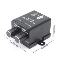 미니큐브싸이렌 싸이렌 카오디오 튜닝 확성기 차량용 앰프 미니 차량 자동차 오디오 레귤레이터 증폭기 베이스 서브우퍼 스테레오 이퀄라이저 컨트롤러 4 rca 자동차 액세서리