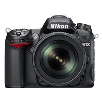 니콘 D7000 16.2 메가픽셀 디지털 SLR 카메라 with 18-105mm 렌즈 (블랙)