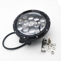 도요타 부품 악세사리 LED 작업 조명 하이 로우 빔 DRL 헤드 라이트 지프 도요타 캠핑 오프로드 4x4 12V, 한개옵션0