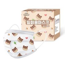 프로월드컵 아동용 다람쥐 일회용 마스크 100p
