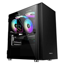 PC 케이스 컴퓨터 본체 조립 지유함 5데스크톱 DIY 전측 투과 유리수냉 MATX배선, 01.유함5 표준판, 01.공식 표준 분배