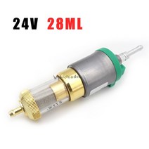 자동차히터부품 에버스패커 에바스패커 12v24v 22ml28ml 업그레이드 초저소음 연료 펌프 1kw-5kw for eberspacher 범용 에어 디젤 주차 오일 펌프, 24v 28ml