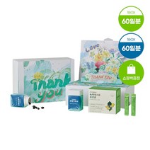 바이탈뷰티 THANK YOU 박스[녹차에선온 유산균 60일+오메가케어 60일], 없음