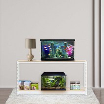 축양장 어항다이 선반 2단 1000 x 400 x 750, 블랙