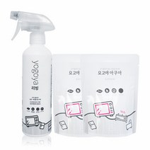 요고야리빙 에어프라이어 주방청소 전용 클리너 1200ml 다목적클리너, 2set