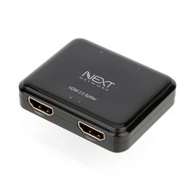 NEXT 602SP4K60 1대2 HDMI2.0 분배기 UHD 4K@60Hz 해상도지원 미니 소형타입, 1개