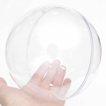 오꿈 투명공 플라스틱 투명캡슐 아크릴볼, 01 투명공 원 16cm 1set, 1