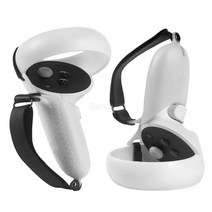 가상 3D VR oculus quest 2용 vr 보호 커버 vr 터치 컨트롤러 2 쉘, 유형 1 흰색