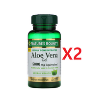 네이쳐스바운티 알로에 베라 젤 5000mg 100정 2개