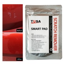TUSA NF소나타 스크래치 제거용 스마트 패드 잔기스 잔흠집 미세흠집 제거, 1개, 50g