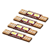 반디 28mm 차량용 LED 화장등, 혼합 색상, 4개입