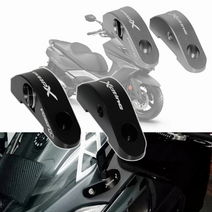 KYMCO 다운타운 엑스타운전용 포워드백미러브라켓 전진백미러튜닝, 블랙