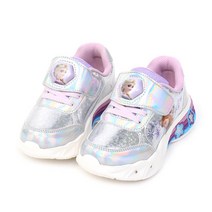 실버 글리터 불빛 5세 여자아이 겨울왕국 운동화 6살 스니커즈 5살 4살 7살