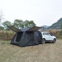 suv차박텐트 트렁크텐트 차박텐트 싼타페차박텐트, 블랙 페인트 실버