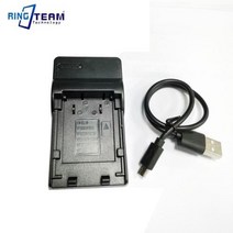 카메라충전기 호환 BNVF808 BN VF815 VF823 VF707 VF714 배터리 USB JVC 카메라 GCPX10 D720US D720EK D720EX GRD725EK D7, Black+USB