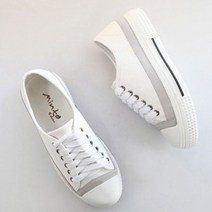 ⊙♭한정판매◎ 통굽 3컬러 여자 여성 키높이 가죽 단화 스니커즈 레더 캔버스화 (♩MhQ!)