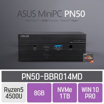 ASUS PN50-BBR014MD [대체출고 됩니다.], 8GB + 1TB + WIN10 PRO, PN50-BBR014MD(4500U)