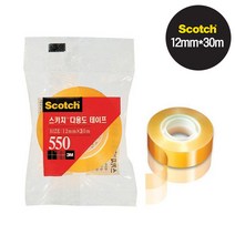 3M 스카치 다용도 테이프 리필(550)-12mmx30m