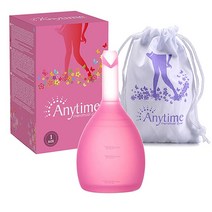 생리컵 월경 컵 및 살균기 세트 관리용 배수 밸브 컵 자외선 소독 자외선, 1박스 핑크컵, s