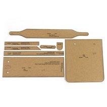 가죽 공예 도구 크래프트 종이 템플릿 가죽 용품 여성용 숄더백 메신저 백 diy 생산 버전 드로잉 패턴 수공예 도구|Leathercraft Tool Sets|, 1개, AABNP543